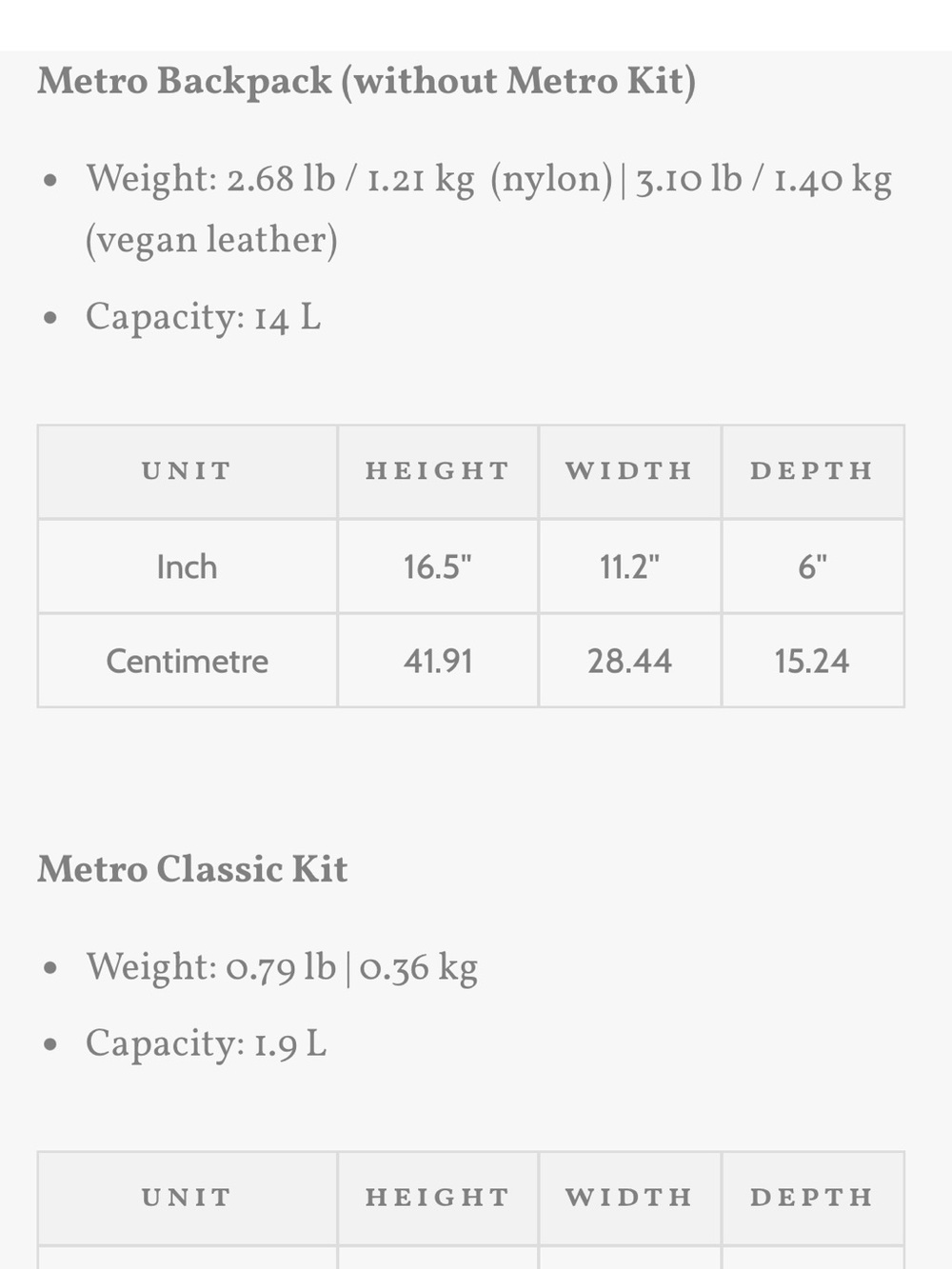 Metro Backpack - Beige - - Picture 7 of 17